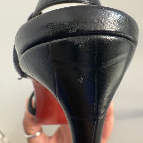Christian Louboutin Selima 85 Calf Ali Black - Picture 6 of 6
